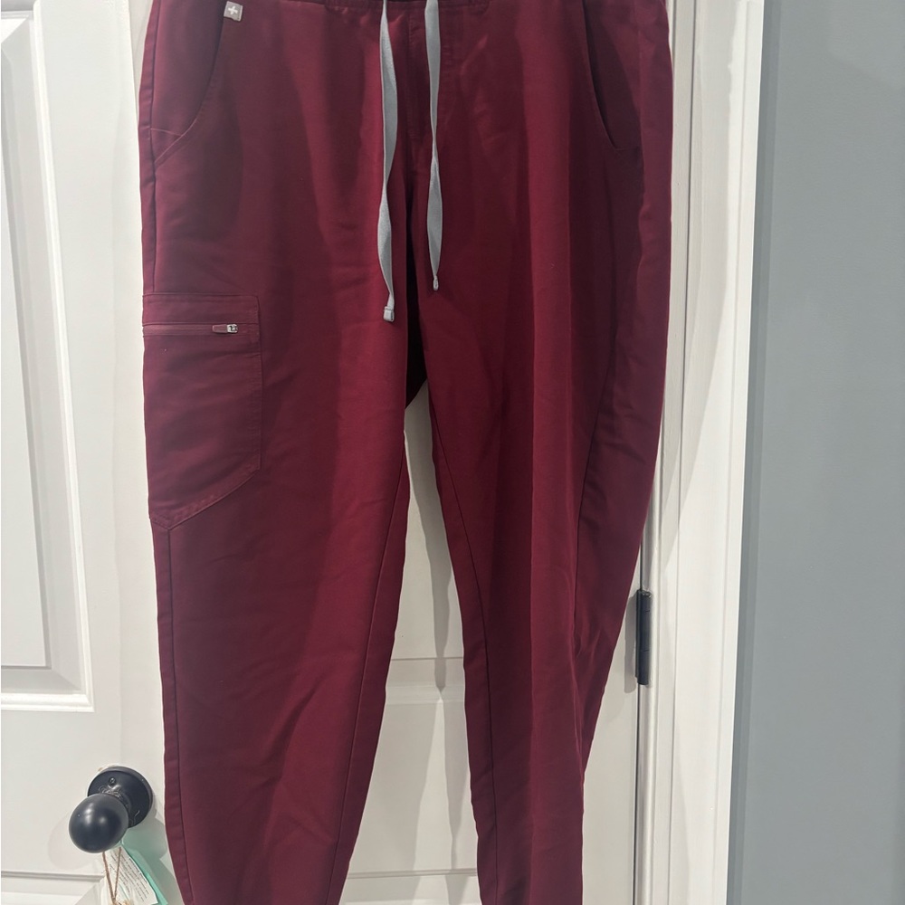 Figs Zamora Burgundy Joggers